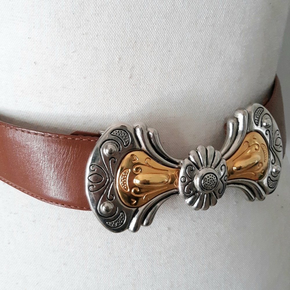 Vintage Leather Belt - Picture 2 of 4
